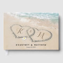 Search for beach wedding guest books Tropical