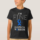 Search for alopecia tshirts Warrior