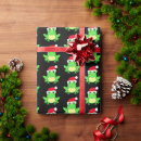 Search for black santa wrapping paper Pattern