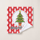 Search for pine trees bath towels Red