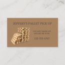 Search for pallet business cards Warehouse forklift