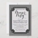 Search for anniversary dinner party invitations Stylish
