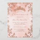 Search for vintage quinceanera invitations Gold