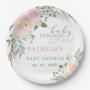 Search for floral baby shower plates Modern