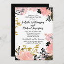 Search for black and gold rehearsal dinner invitations Boho
