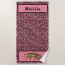 Search for leopard beach towels Wild animal