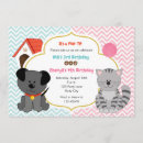 Search for cat dog birthday invitations Puppy