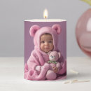 Search for teddy bear candles Pink