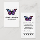 Search for purple butterfly business cards Watercolor