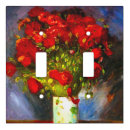 Search for red light switch covers Poppies