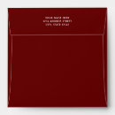 Search for burgundy wedding envelopes Dark red