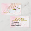 Search for manicure business cards Pink