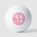 Search for orange golf balls Bright pink orange