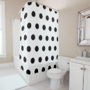 Search for black white polka dots shower curtains Minimalist