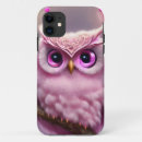 Search for cute owl for kids iphone cases pink