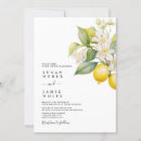 Search for citrus wedding invitations Lemon