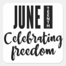 Search for juneteenth stickers Celebration