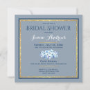Search for southern bridal shower invitations Blue