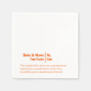 Search for fun fact wedding napkins Retro