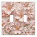 Search for floral light switch covers Pink