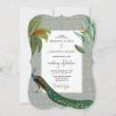 Search for peacock feather invitations Antique