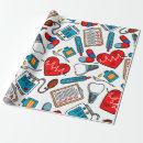 Search for nurse wrapping paper Heart