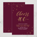 Search for burgundy invitations Gold
