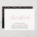 Search for seventeen birthday invitations Minimal