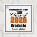 Search for graduation favor tags High school