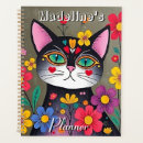 Search for cute cat planners Floral