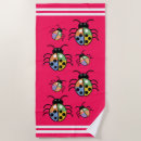 Search for bug beach towels Colorful