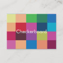 Search for checkerboard business cards Abstract