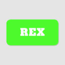 Search for green name tags Simple