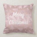 Search for rose gold christmas pillows For her
