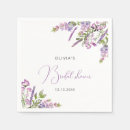 Search for lavender wedding napkins Lilac