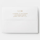 Search for gold wedding envelopes Modern