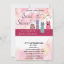 Search for cats bridal shower invitations Whimsical