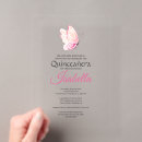 Search for pink butterfly quinceanera invitations Birthday