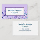 Search for elderly business cards Health aide