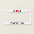 Search for red heart license plate frames Cool