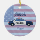 Search for police car ornaments Law enforcement