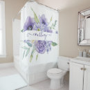 Search for purple and green shower curtains Flowers