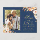 Search for orange blue save the dates Fall