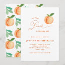 Search for peach 1st birthday invitations Gender neutral