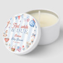 Search for red and white stripes candles Fourth of july
