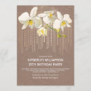 Search for orchid birthday invitations Floral