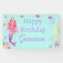 Search for under the sea birthday party banners Pink