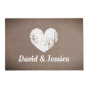 Search for burlap placemats weddings