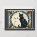 Search for black cat thank you cards Kitty