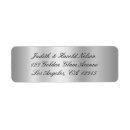 Search for silver return address labels Stylish